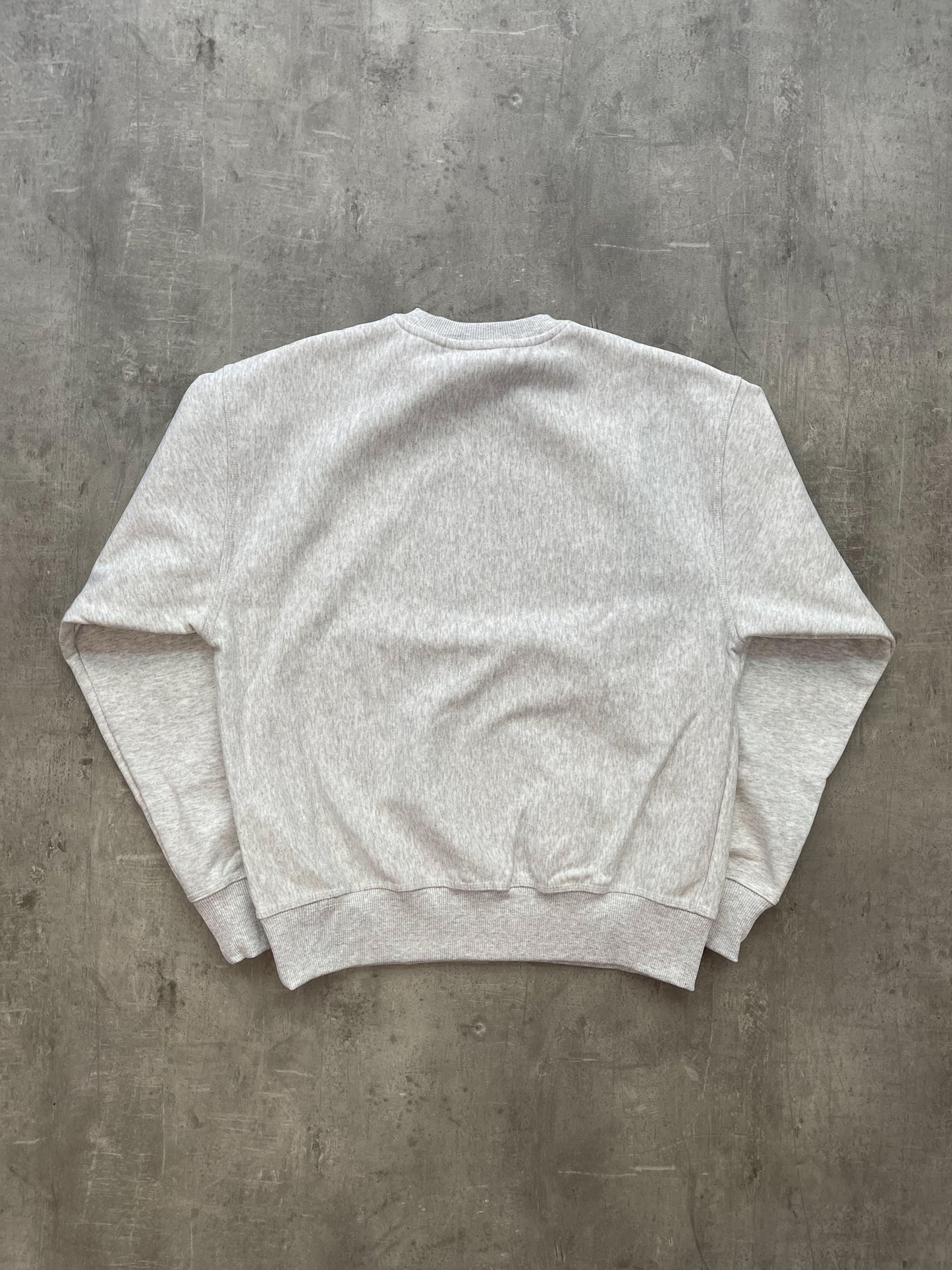 Stüssy Letterman Crew Sweater Ash Heather