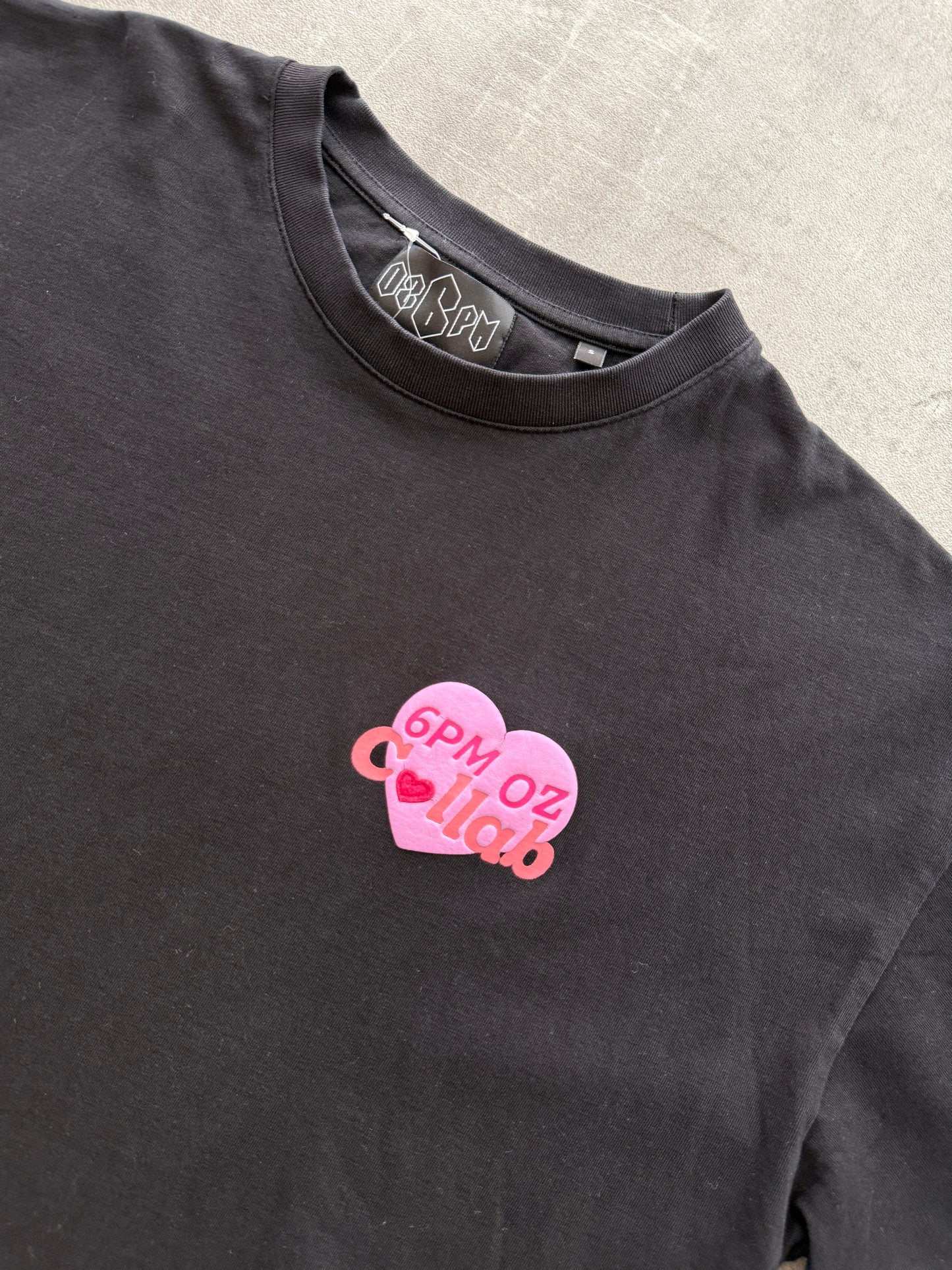 6pm x OZ Mini Heart T-shirt black