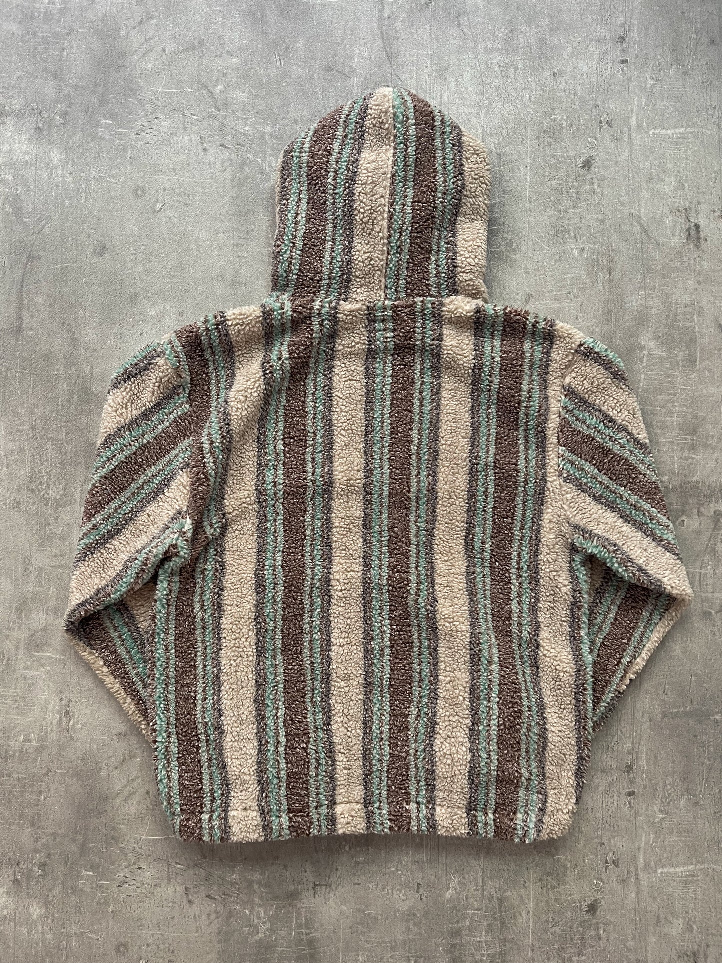 Stüssy Stripe Sherpa Hoodie