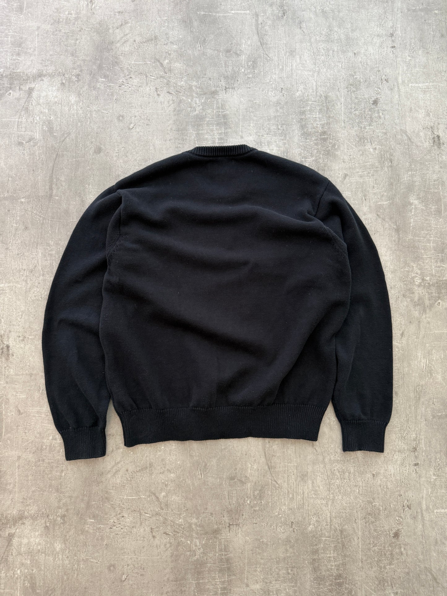 Stüssy Skull Knit Sweater black