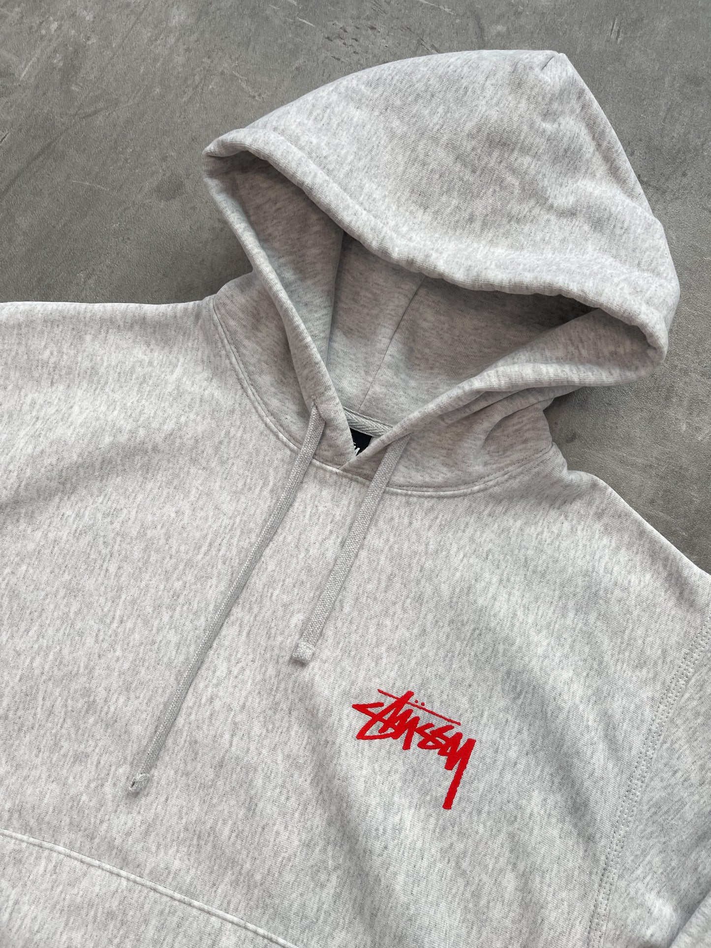 Stüssy Skate Tough Hoodie Ash Heather