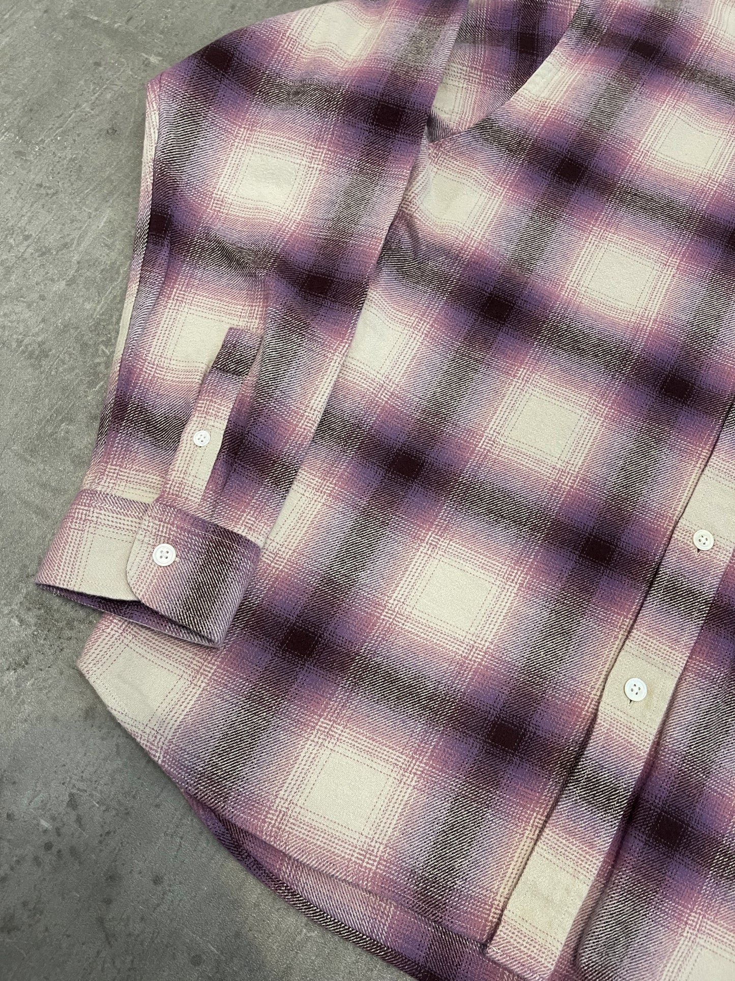 Stüssy Bay Plaid Shirt Berry