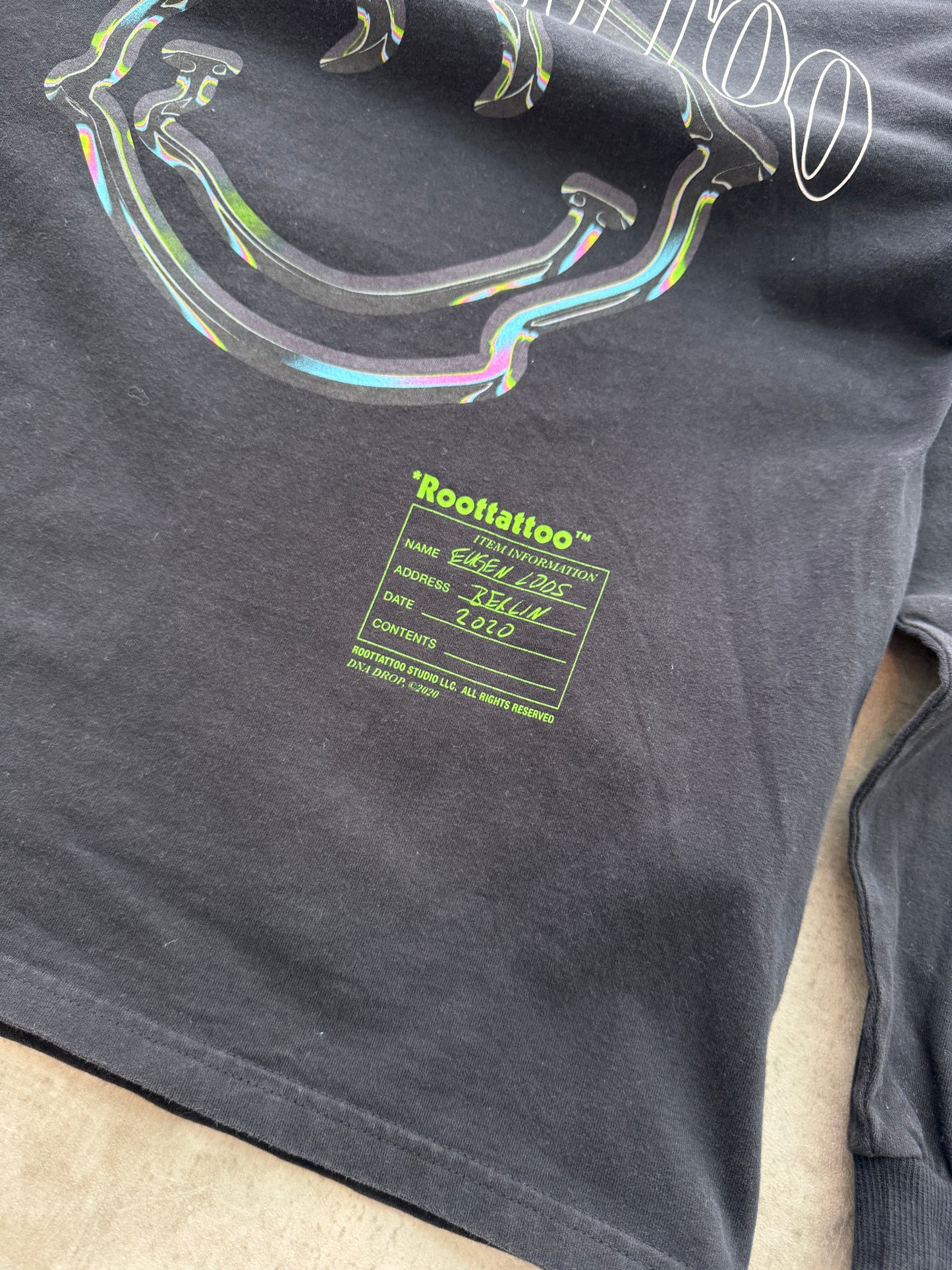 Rootthattoo Longsleeve Black
