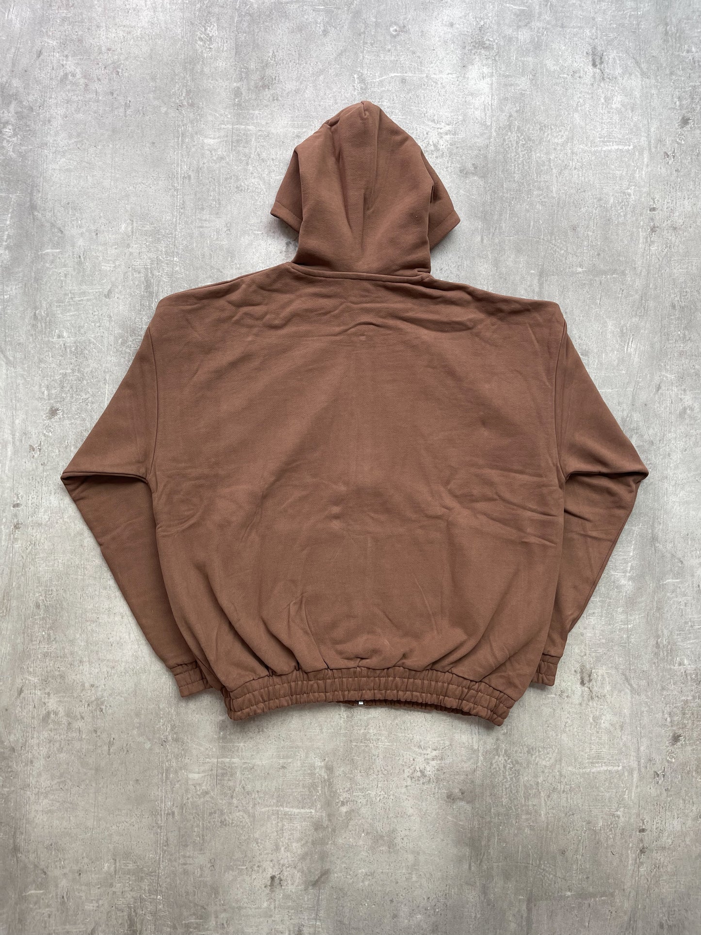 Ére Studios printed Zip-Hoodie Braun