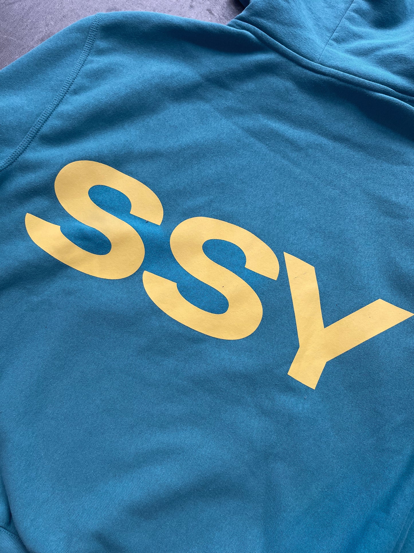 Stüssy All CAPS Hoodie Ocean