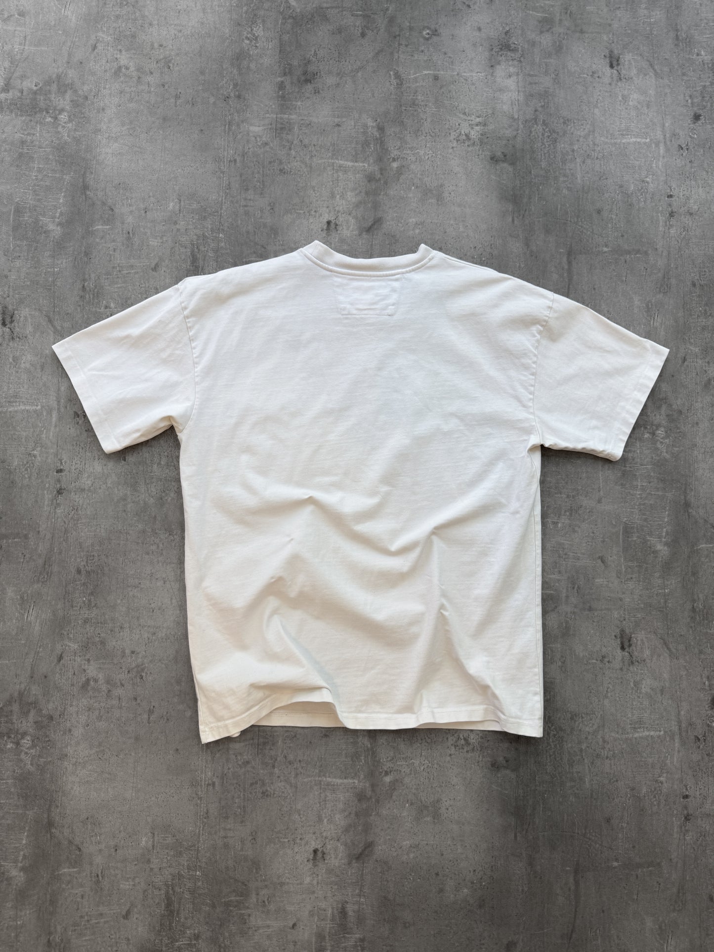 6pm x OZ Fluffy Logo T-Shirt white