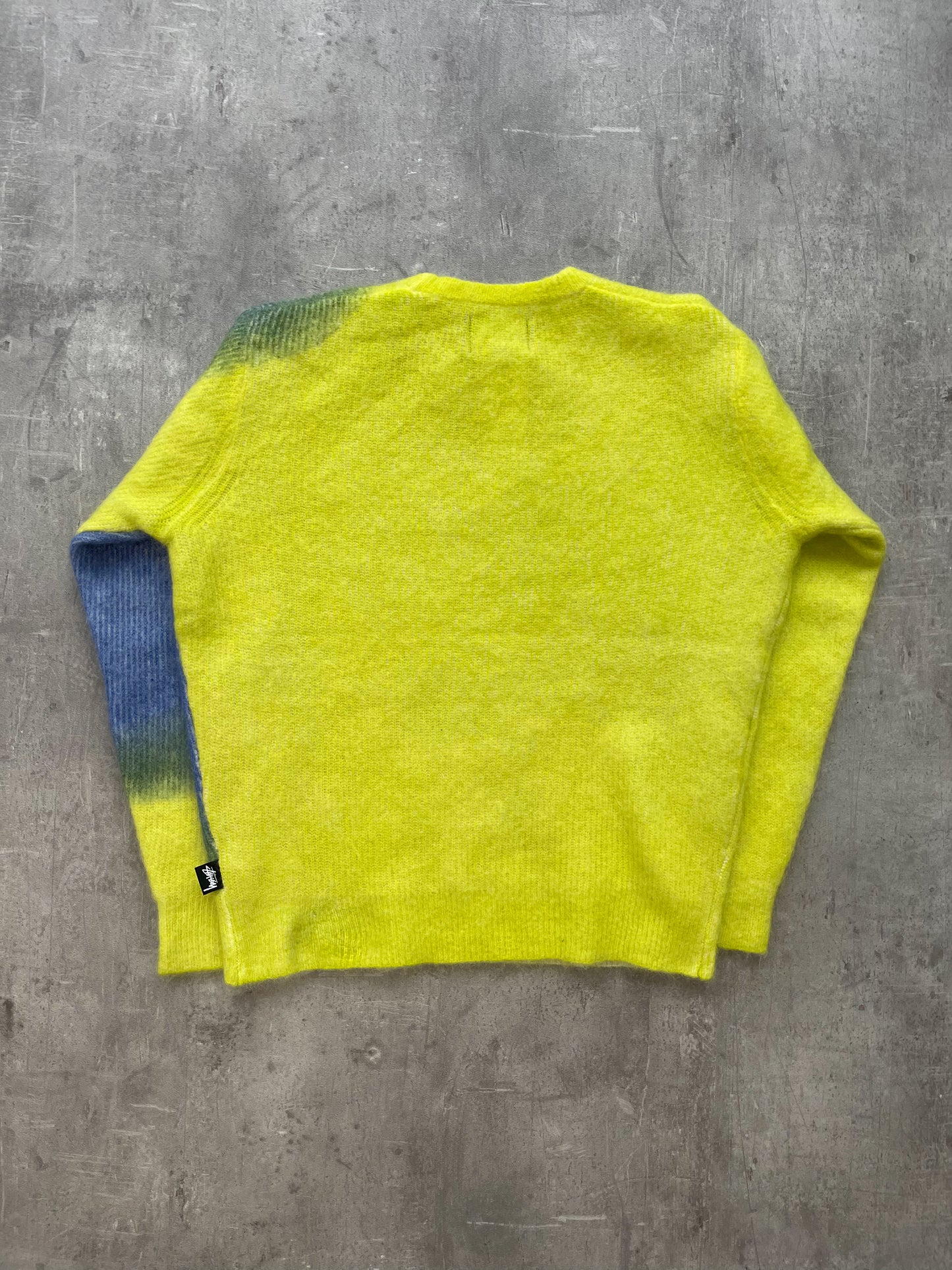 Stüssy Brushed Dot Sweater Lime
