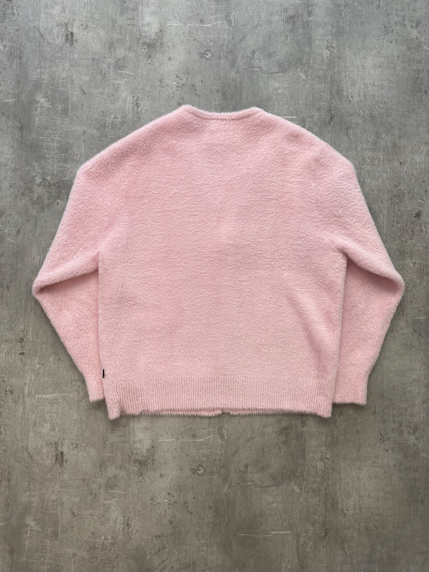 Stüssy Shaggy Cardigan Light Pink