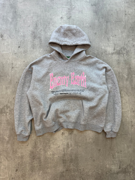 Enemy Earth Hoodie grau