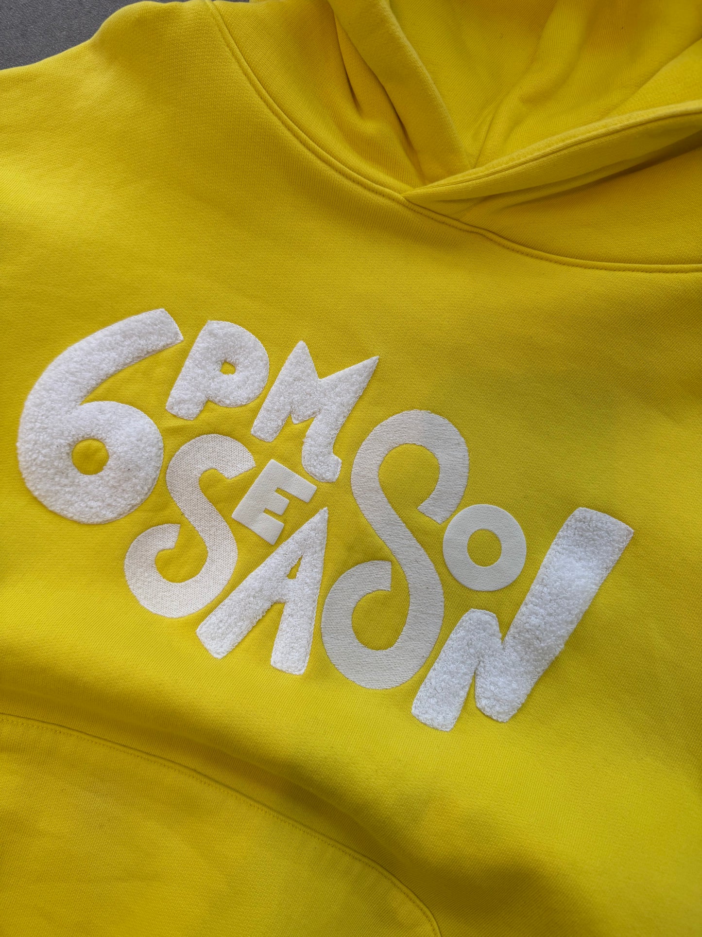 6PM Season Hoodie yellow