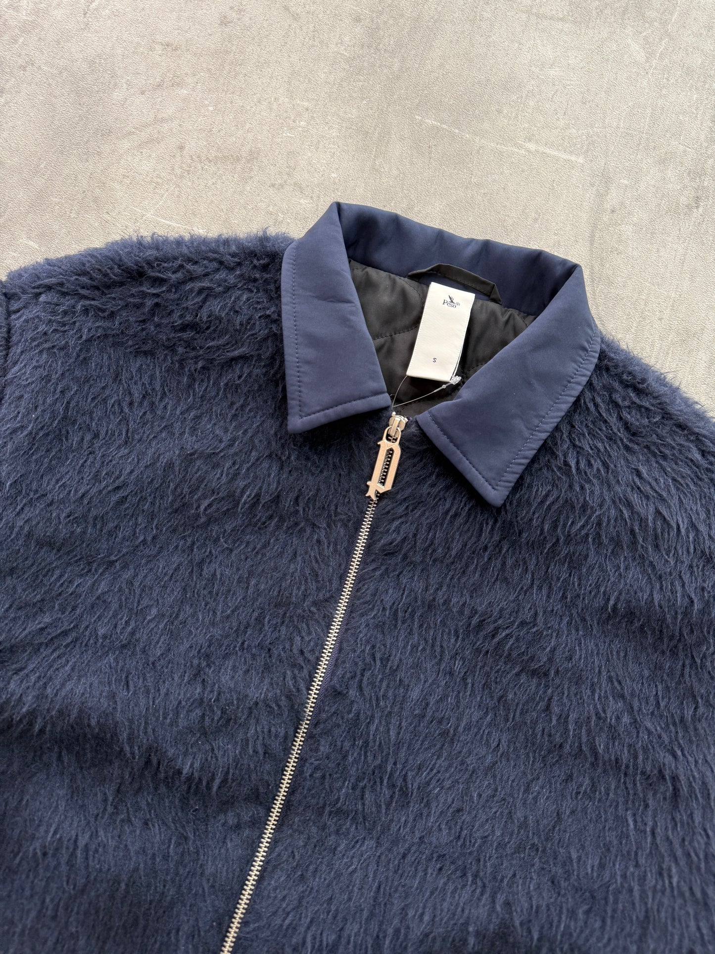 Peso Fur Bomber dark blue