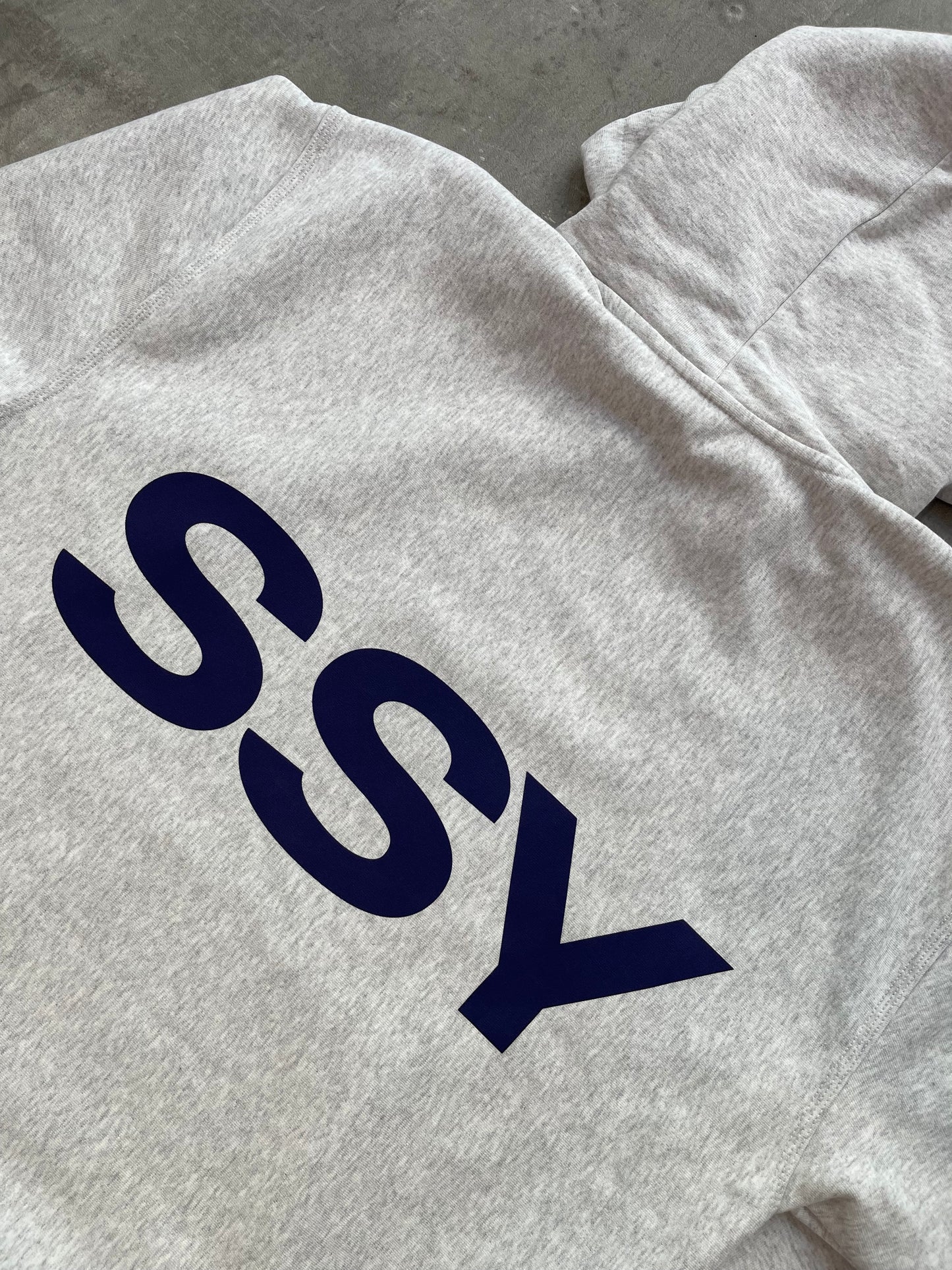 Stüssy All CAPS Hoodie Ash Heather
