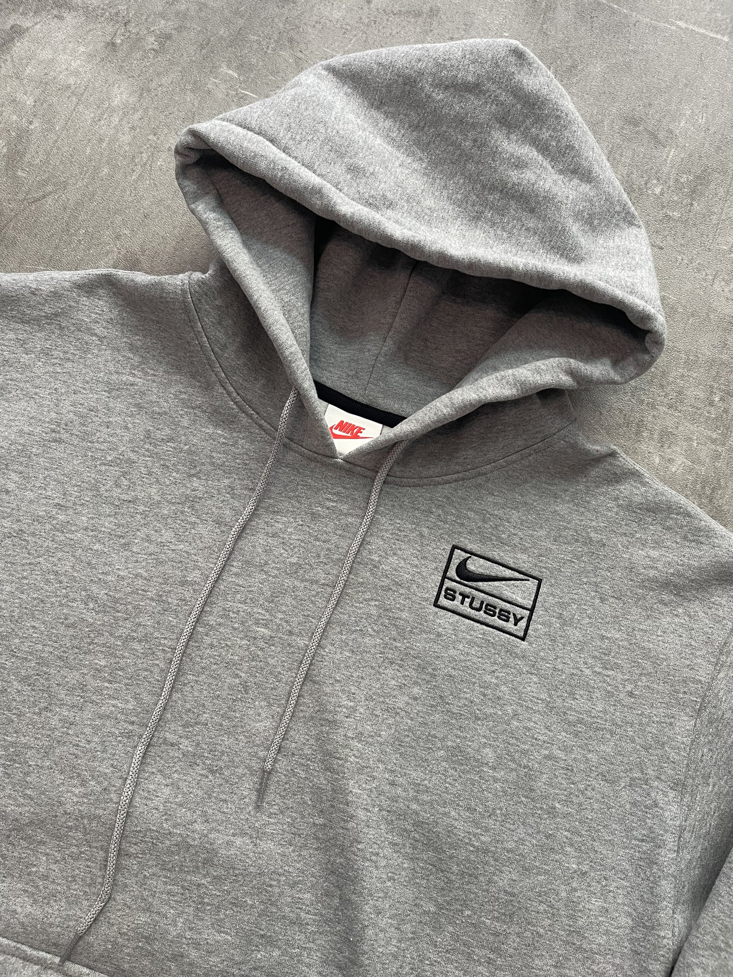 Nike x Stüssy Fleece Hoodie Grey