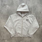 Nike x Stüssy Fleece Zip-Hoodie grey
