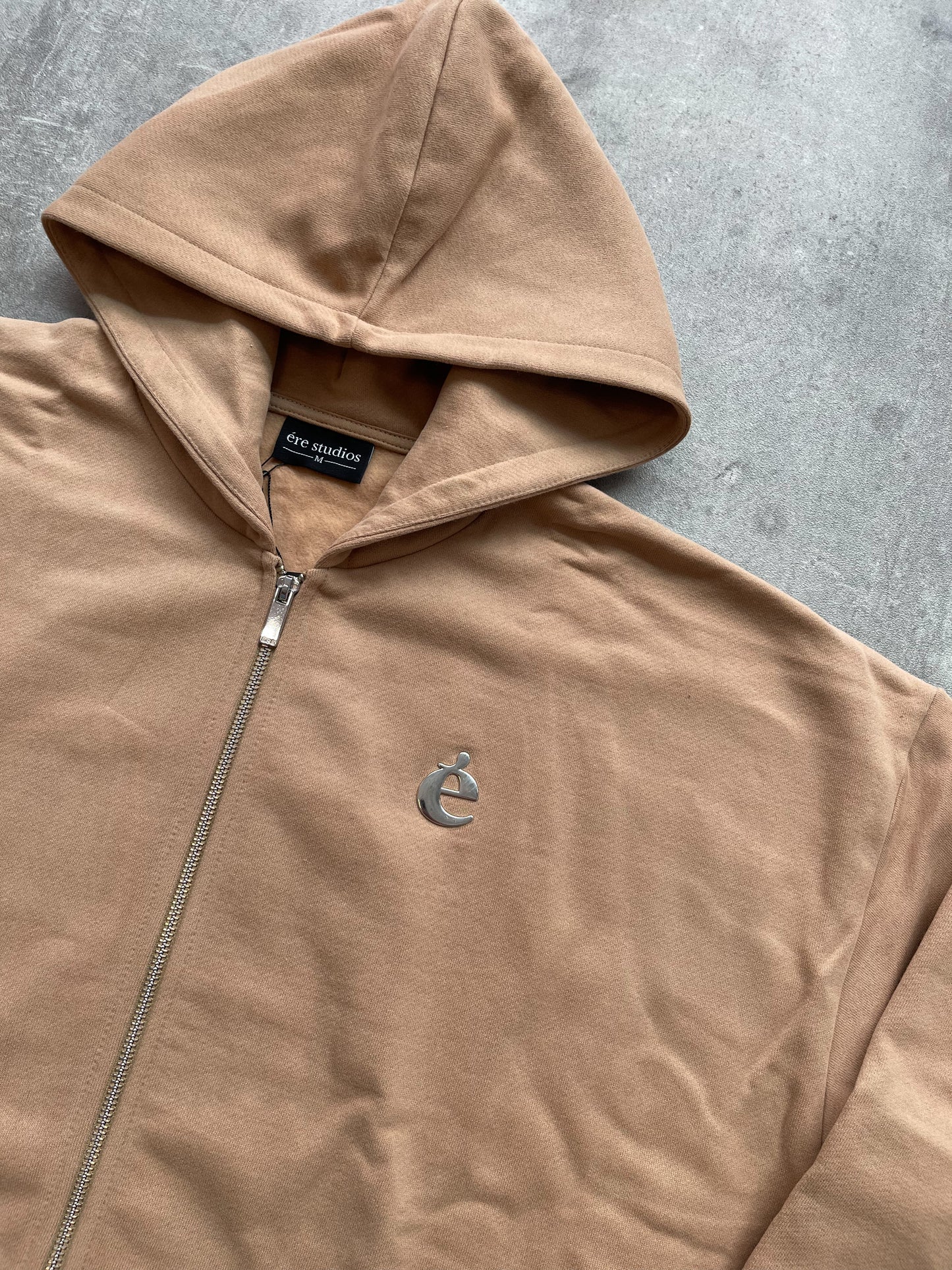 Ére Studios Zip-Hoodie beige