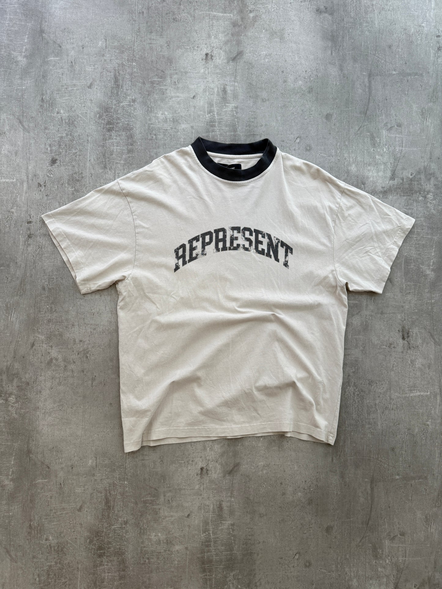 Represent Logo T-Shirt beige