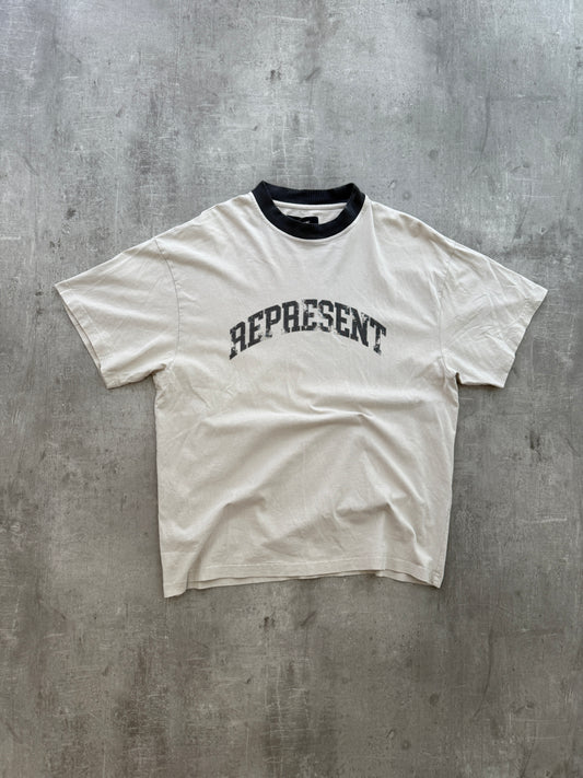 Represent Logo T-Shirt beige