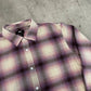 Stüssy Bay Plaid Shirt Berry