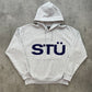 Stüssy All CAPS Hoodie Ash Heather