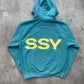 Stüssy All CAPS Hoodie Ocean