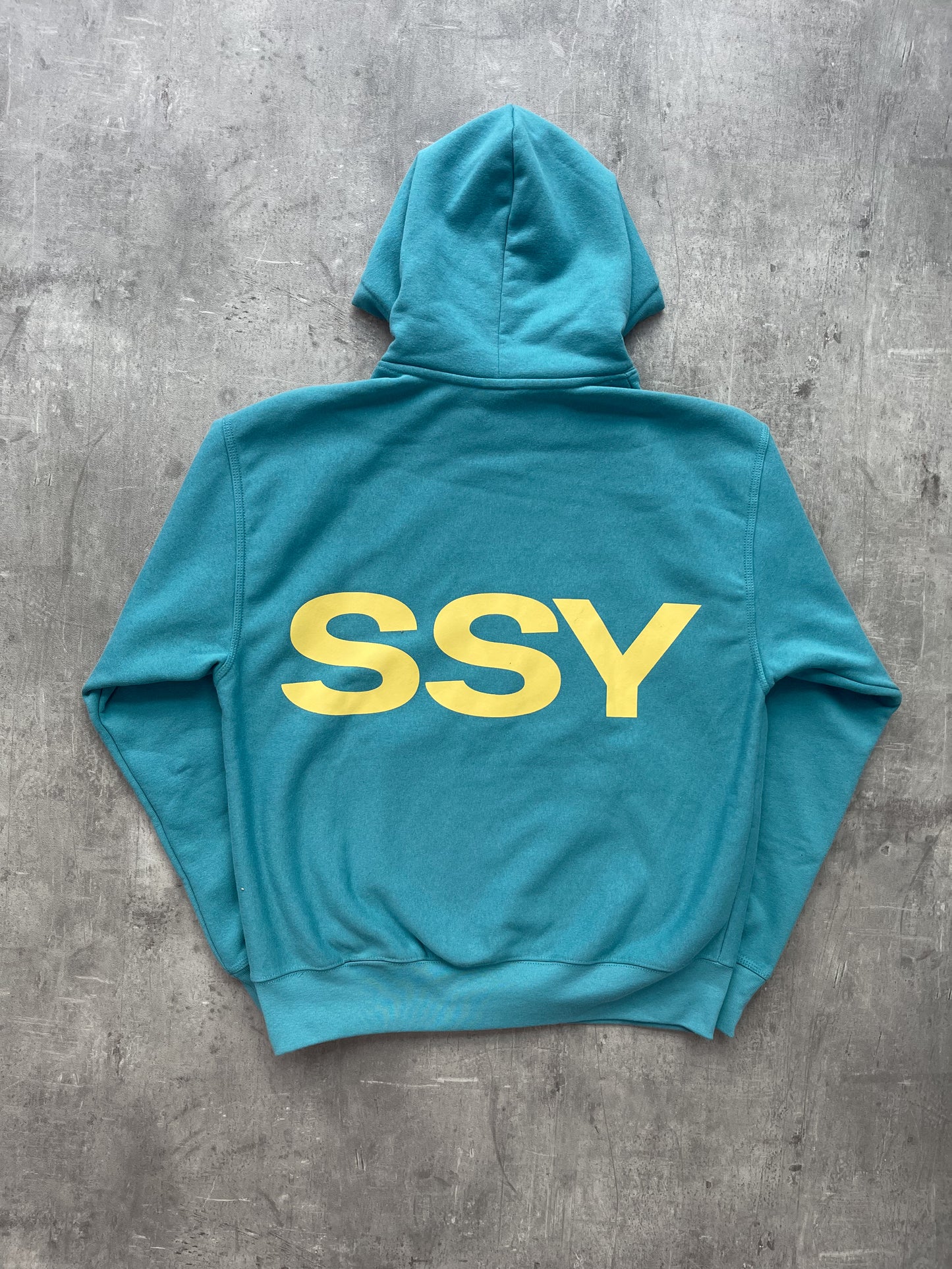 Stüssy All CAPS Hoodie Ocean