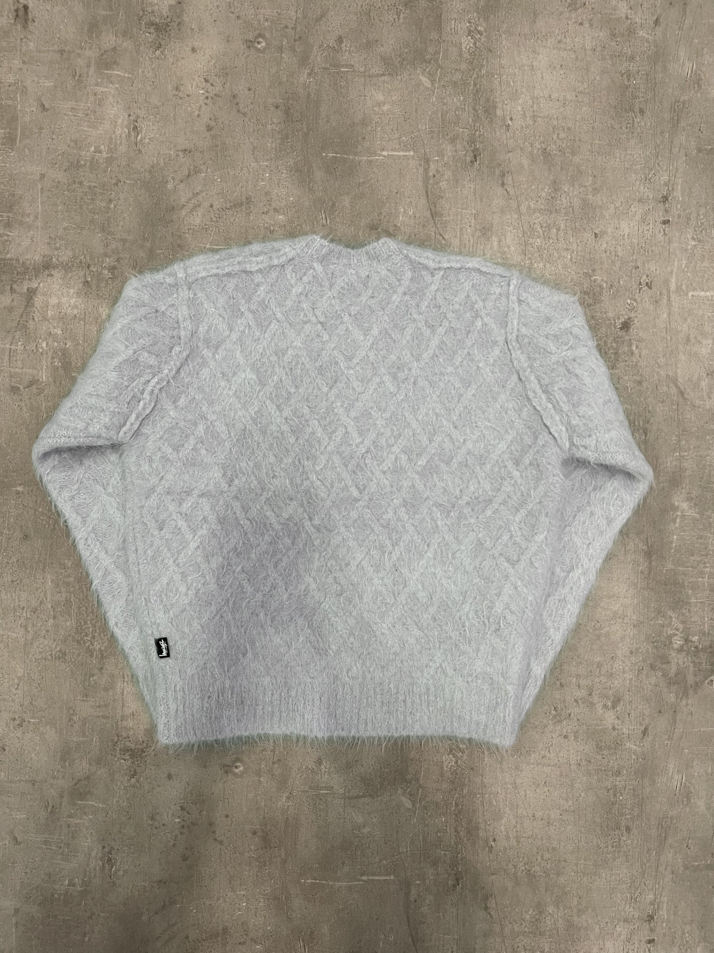 Stüssy Fuzzy Lattice Crew Ice
