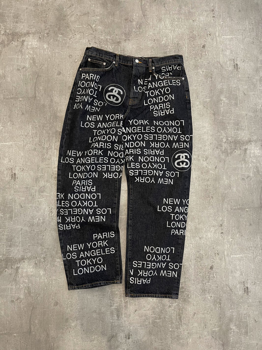 Stüssy Big Ol‘ Denim City Link Jeans black