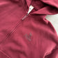 Peso Raws Zip-Hoodie burgundy