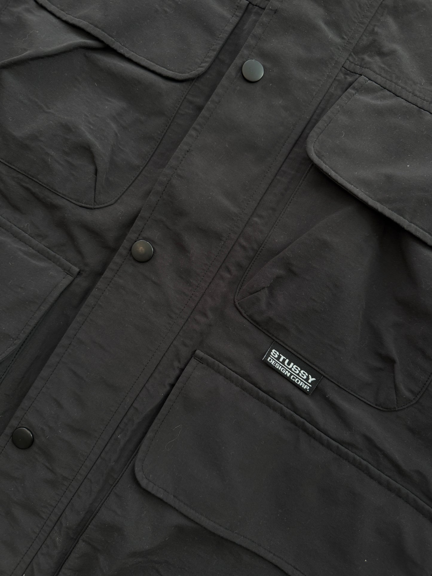 Stüssy Rain Cargo Jacket black