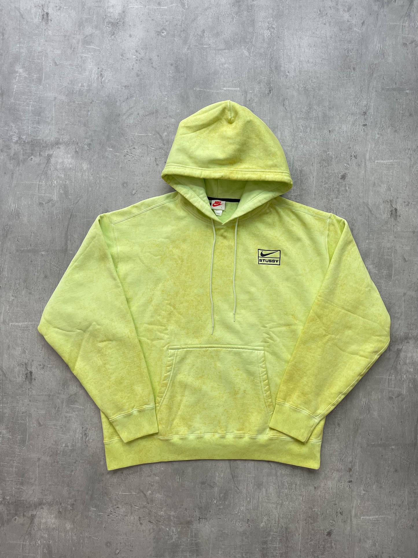 Nike x Stüssy NRG Washed Hoodie Volt