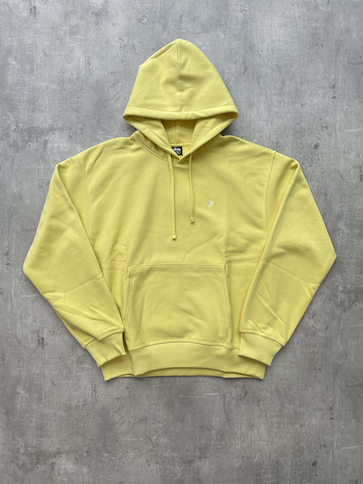Stüssy Felpa Swirl Applique Hoodie Yellow