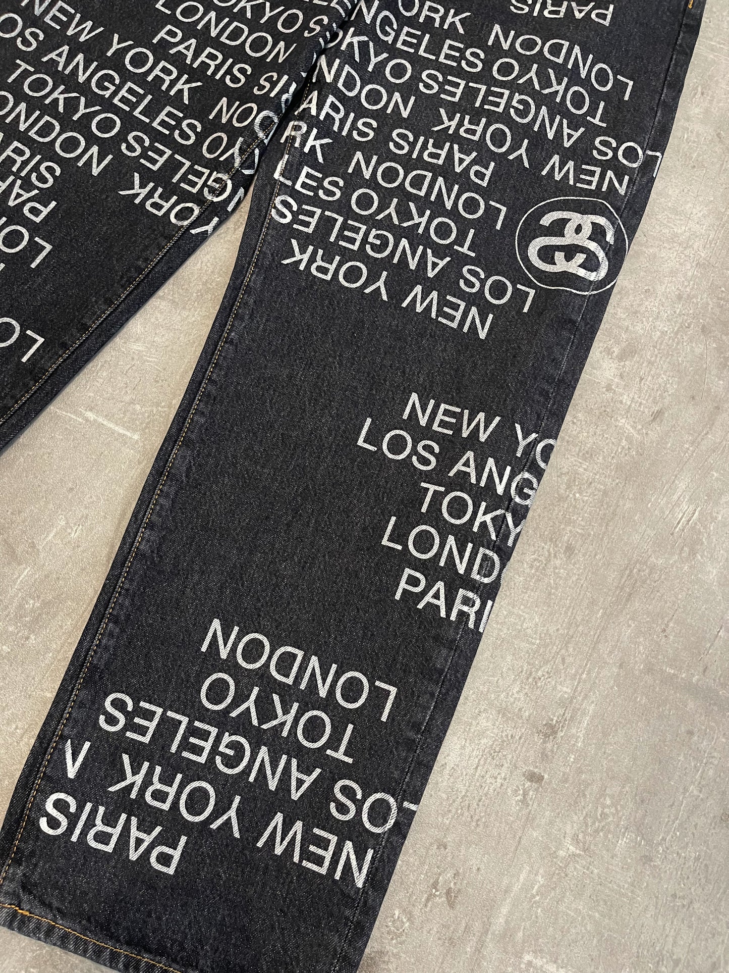 Stüssy Big Ol‘ Denim City Link Jeans black