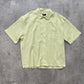 Stüssy Flat Bottom Crinkled Shirt Lime