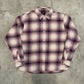 Stüssy Bay Plaid Shirt Berry
