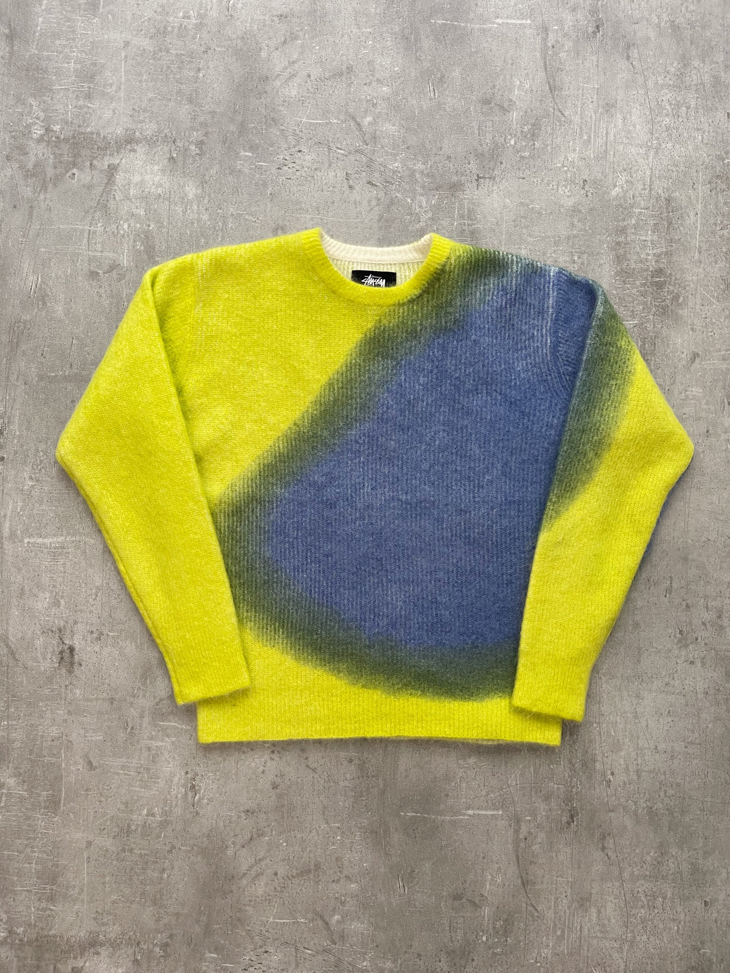 Stüssy Brushed Dot Sweater Lime