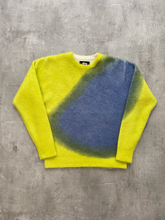 Stüssy Brushed Dot Sweater Lime