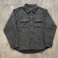 Stüssy Speckled Wool CPO Shirt Black