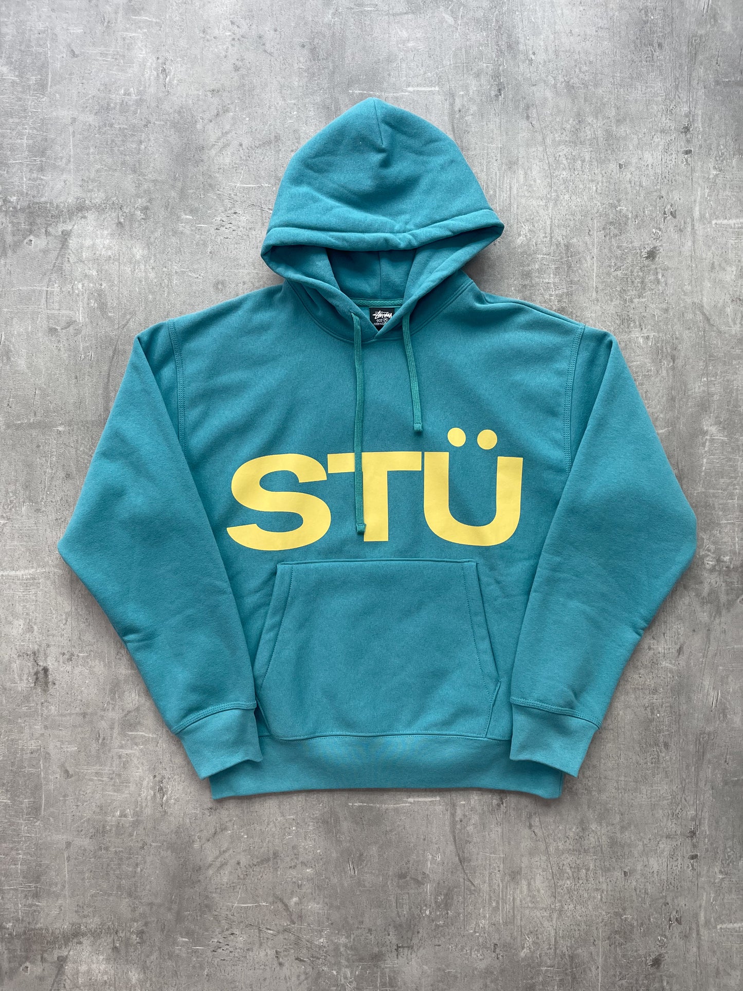 Stüssy All CAPS Hoodie Ocean
