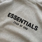 Fear of God Essentials Hoodie grey