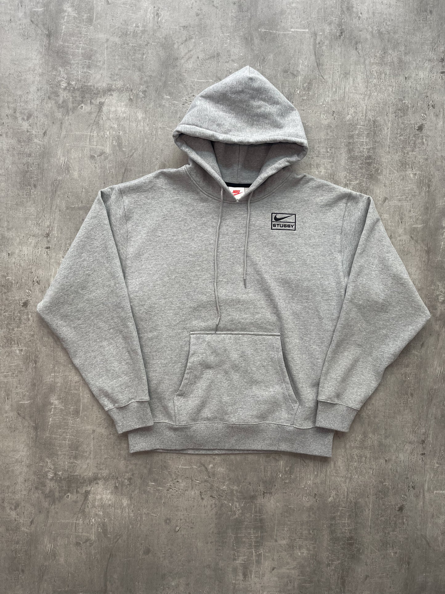 Nike x Stüssy Fleece Hoodie Grey
