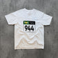 Tarmac License Plate T-Shirt white