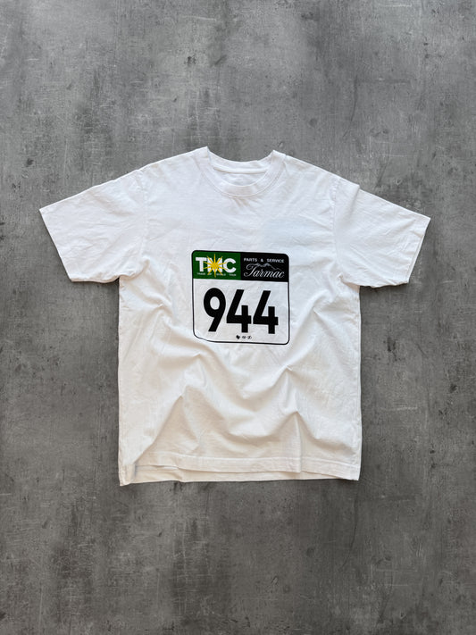 Tarmac License Plate T-Shirt white