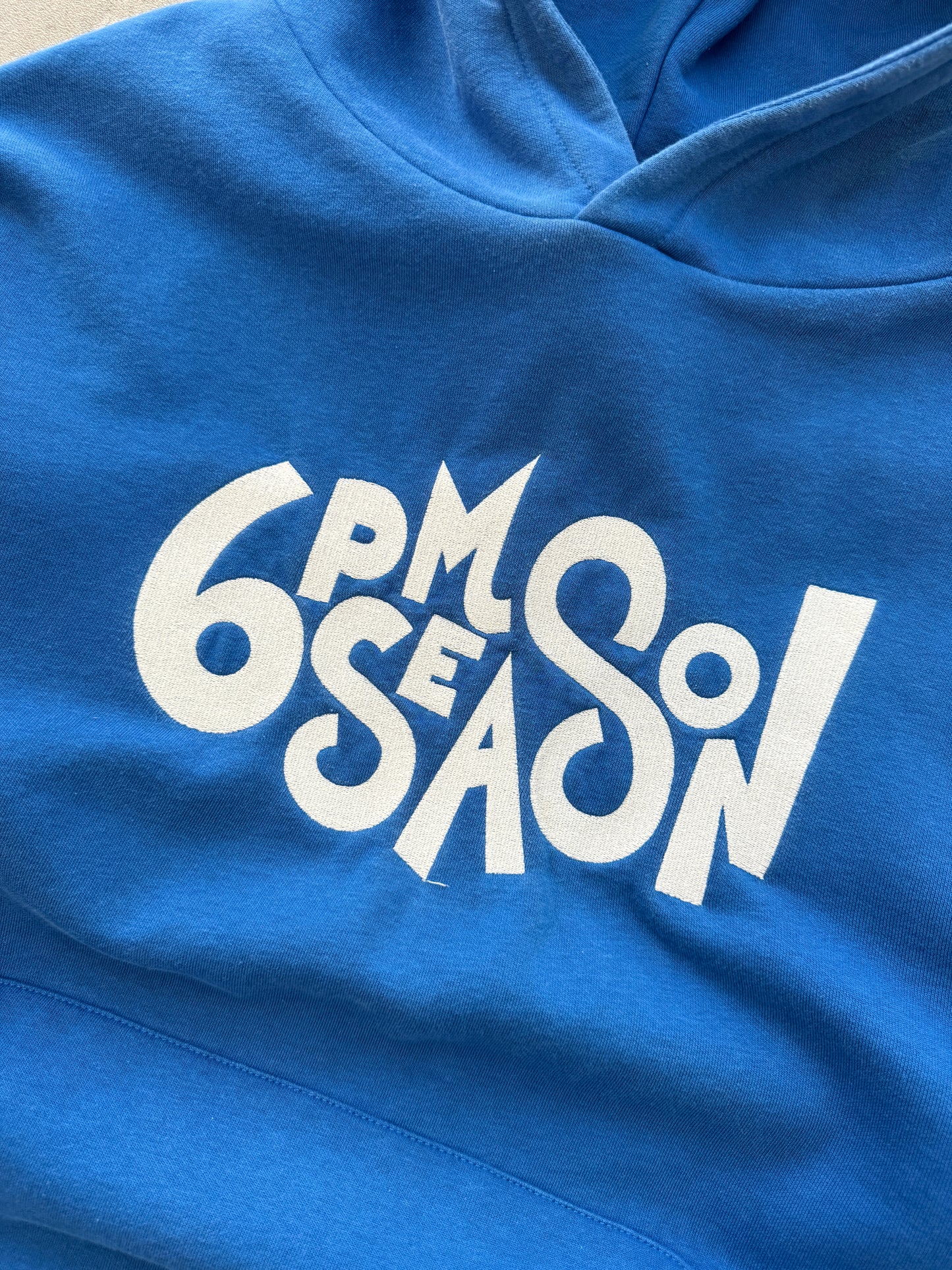 6PM DoubleLayer Hoodie blue