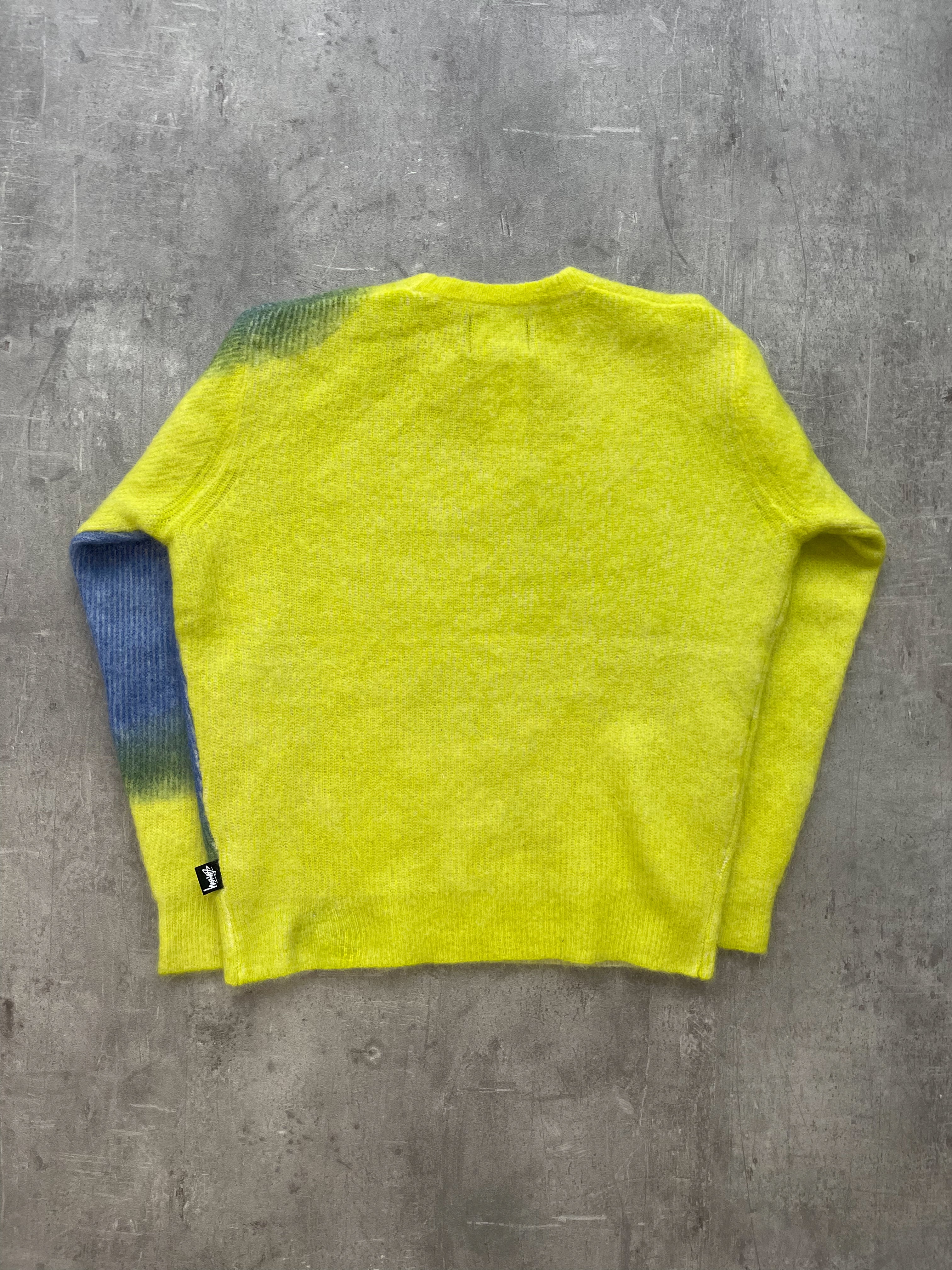 Stussy 【BRUSHED DOT SWEATER 】 Stussy Brushed Dot Sweater Lime Men's - US