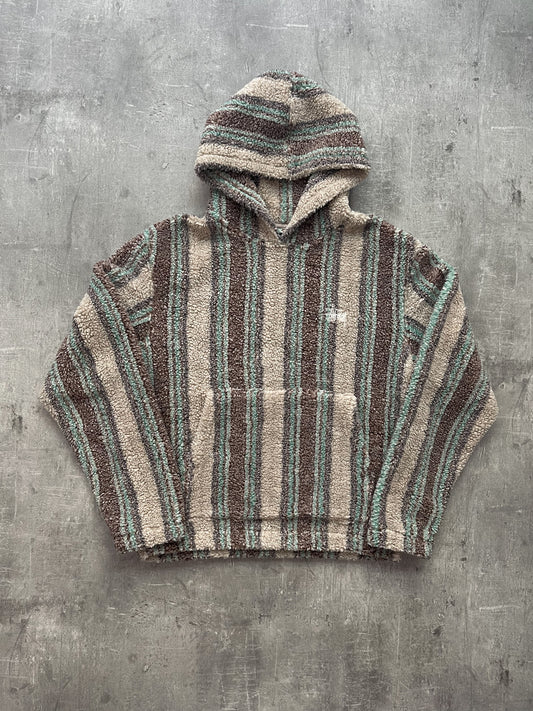 Stüssy Stripe Sherpa Hoodie