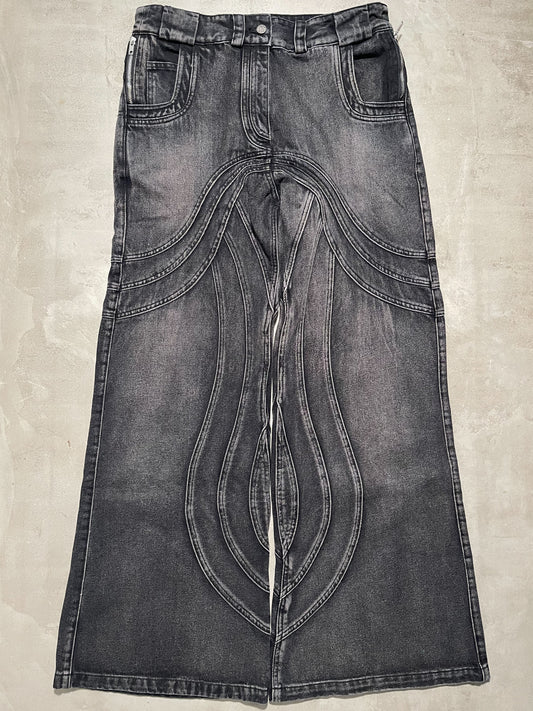 No Faith Studios Heavy Wave Denim Black