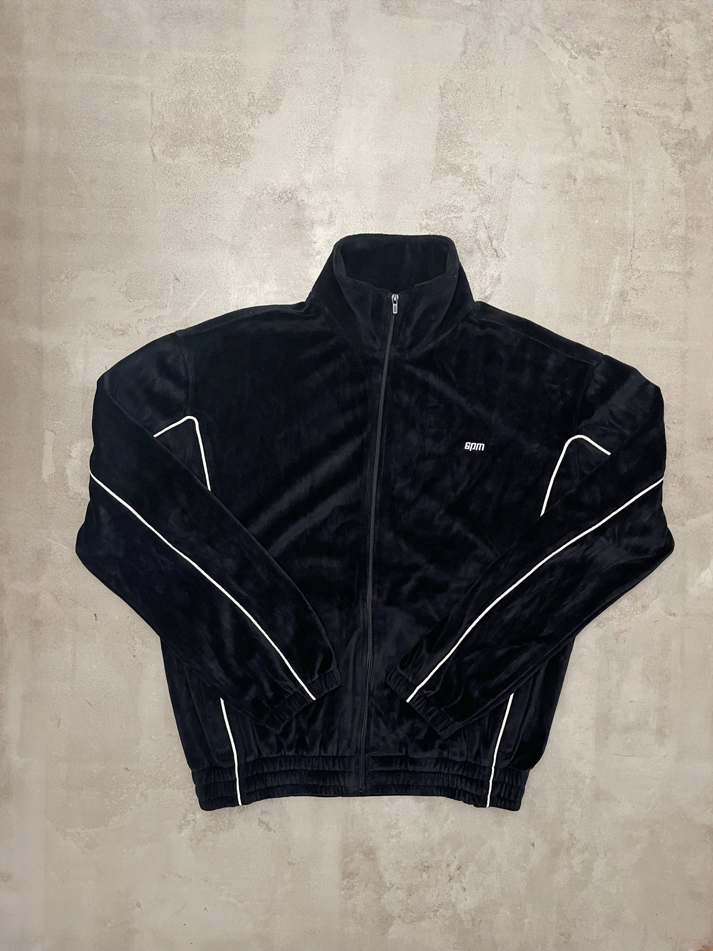 6PM Velvet Trackjacket schwarz