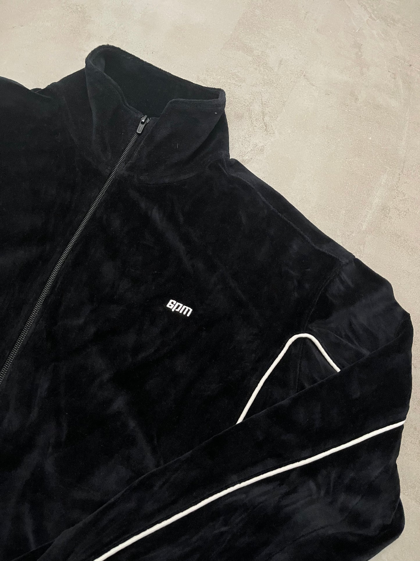 6PM Velvet Trackjacket schwarz