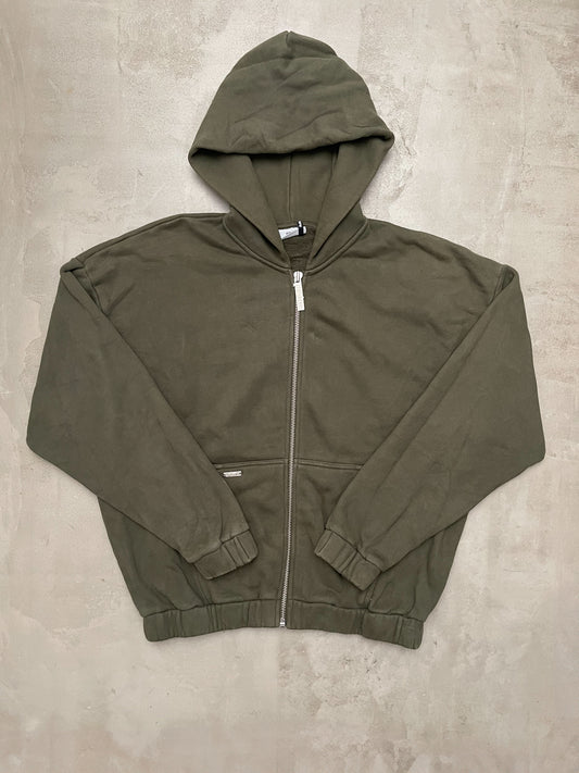 Peso Raws Zip-Hoodie olive